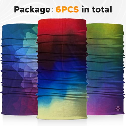 JOEYOUNG Headwear, Bandana, Neck Gaiter Head Wrap Headband Balaclava Magic Scarf - color: A-gradient2