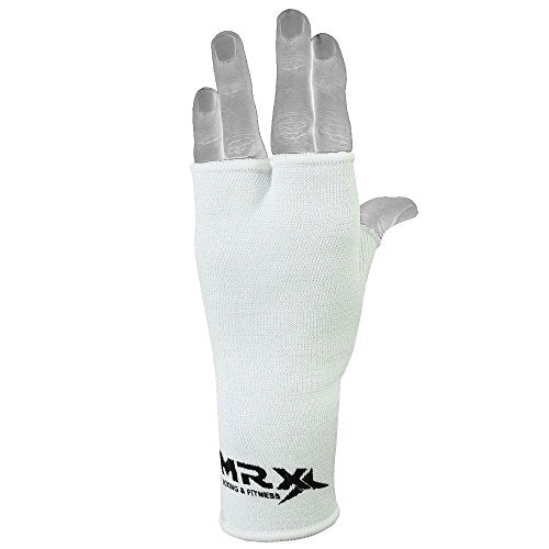 MRX Muay Thai Boxing Inner Gloves Protective Hand Wrap - color: White, size: X-Large