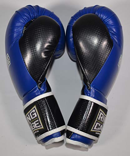 Gym Training Stand-Up Boxing Gloves - color: Blue, size: Large weighs 16oz