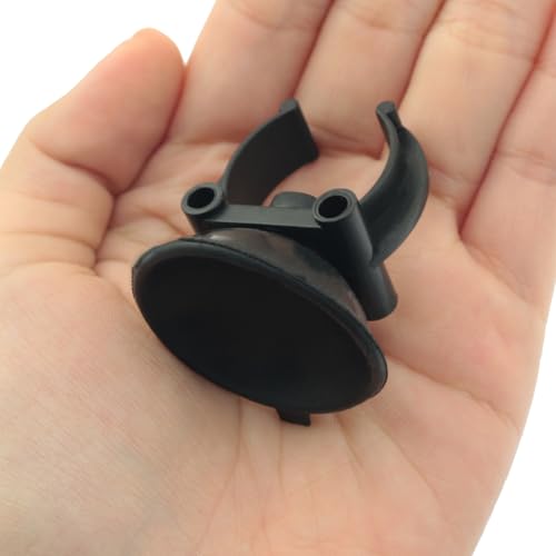 DZS ELEC 16PCS Aquarium Suction Cup Clips Black Heavy Duty Plastic Clamps for Aquarium Lamp Tubes and Heating Rods for Aquarium Heaters Tubing Plants and Decorations