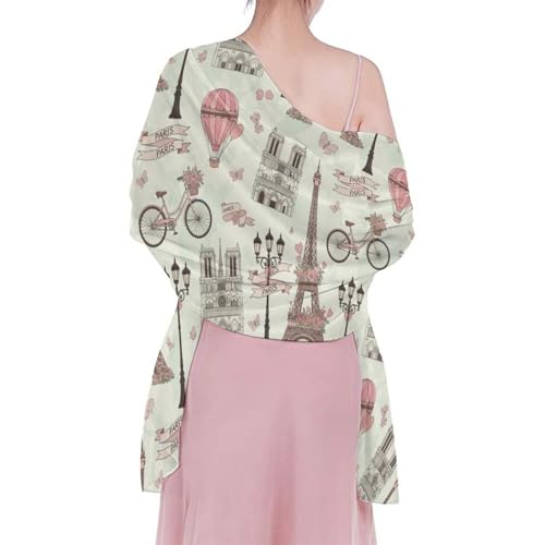 Chiffon Shawl Scarf Sarong And Sun Protective Shawl Long Lightweight Travel Scarf - color: Color297