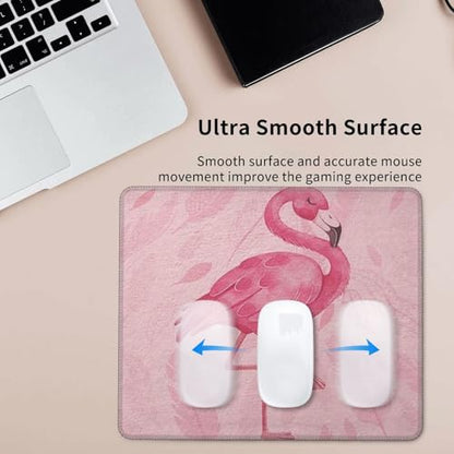 Pink Cute Flamingo Modern Art Boho Mousepad Non-Slip Rubber Base Mouse Pads for Computers Laptop Office Desk Accessories Mouse pad 7.9 x 9.5 in - color: Pink Flamingo