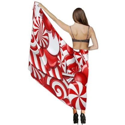 Chiffon Shawl Scarf Sarong And Sun Protective Shawl Long Lightweight Travel Scarf - color: Color499