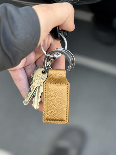 LaserGram Rectangle Keychain, Allah 2, Personalized Engraving Included (Gold) - color: Gold