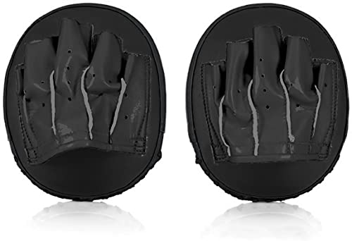 Fairtex FMV15 Focus Mitts, Muay Thai Boxing Precision Punching Target Pads - color: Black