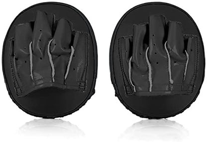 Fairtex FMV15 Focus Mitts, Muay Thai Boxing Precision Punching Target Pads - color: Black
