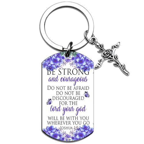 isiyu Christian Gifts for Women Religious Bible Verse Keychain