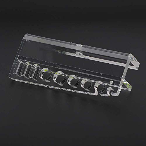 High Transparency Acrylic Board Aquarium Tools Rack, 13x5.5x2cm, Crystal Clear Storage Organizer - Durable Thickened Design, Convenient Tool Management, Ideal for Water Plants an