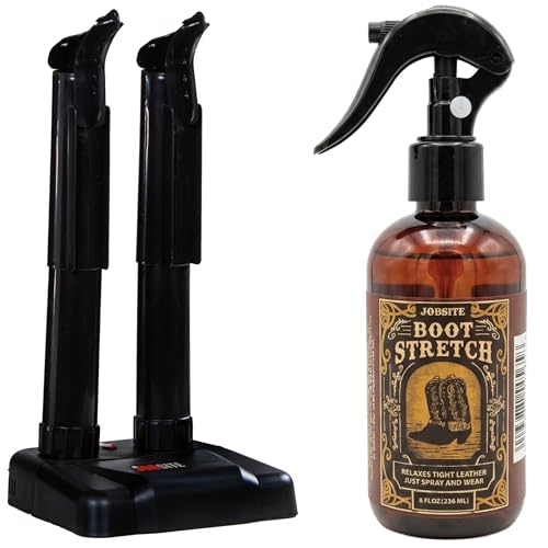 JobSite Boot Dryer and Shoe Stretch Spray Bundle