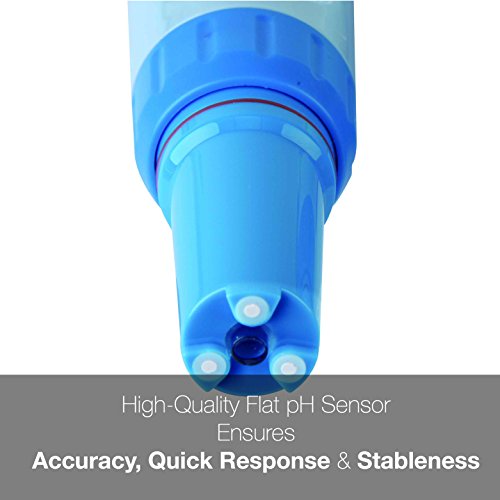 Apera Instruments, LLC-AI312 Apera Instruments Premium Series PH60F Flat pH Pocket Tester Kit for Surface pH Test e.g. Skin, Textiles, Paper, etc, ±0.01 pH Accuracy - style: For Flat Surface Test