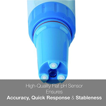 Apera Instruments, LLC-AI312 Apera Instruments Premium Series PH60F Flat pH Pocket Tester Kit for Surface pH Test e.g. Skin, Textiles, Paper, etc, ±0.01 pH Accuracy - style: For Flat Surface Test