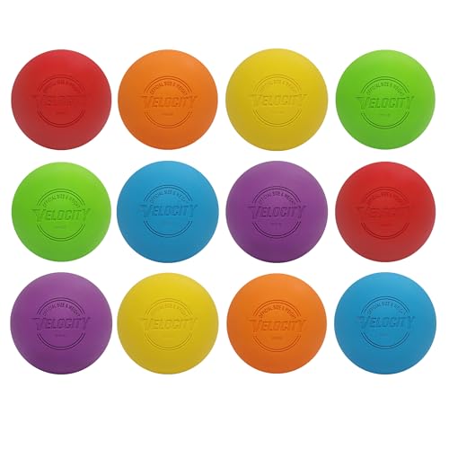 Velocity Lacrosse Balls - 1, 2, 3, 6, 12, 18, 24, 36, 60 and 120 Packs - for Practice, Official NFHS and College Approved Size