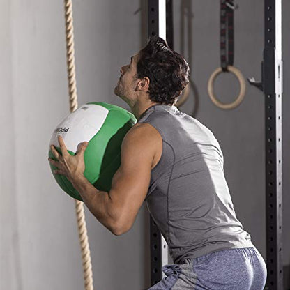 Champion Sports Rhino Promax Wall Balls - Soft Shell Non-Slip Grip for Weightlifting, Plyometrics, Cross Training, & Home Gym - style: 30 LBS