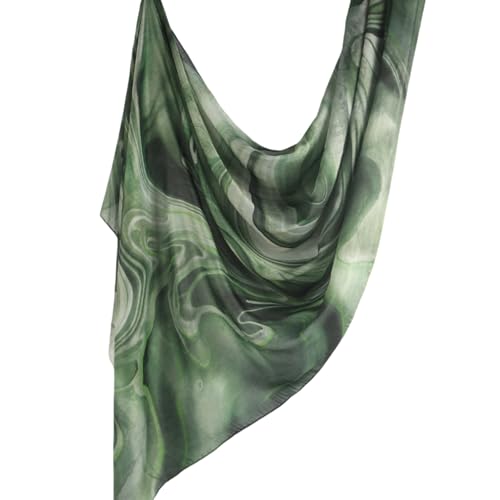 ZGMYC Watercolour Floral Printed Hijab Scarf for Women Soft Modal Cotton Instant Hijab Head Wraps Shawls Long Scarves - color: Color 8