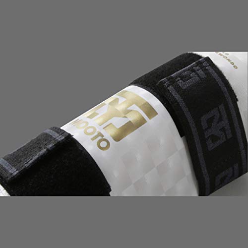 MOOTO Korea Taekwondo Extera S2 Arm & Elbow Protectors MMA Martial Arts Kickboxing Gym School Academy Team Match Training (4. L(Length:24cm or 0.78ft))