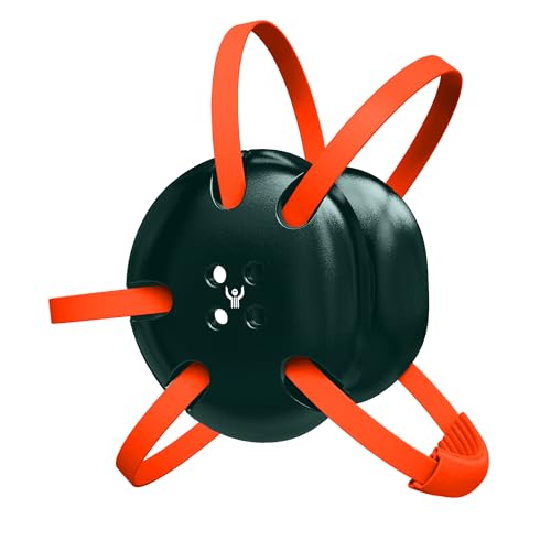 Great Call Athletics | Classic Wrestling Headgear Orange Straps Earguard Adult Grappling Head Gear Ear Guards MMA Jiu Jitsu - color: Dark Green w/ Orange Straps