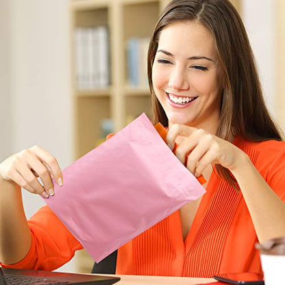 Metronic Poly Mailers 6x9 200 Pack, Small Shipping Bags for Clothing | Strong Adhesive Tear-resistant Mailing Bags, Shipping Envelopes, Packing Bags for Clothes, Small Business, Light Pink. - size: 6x9 200PC