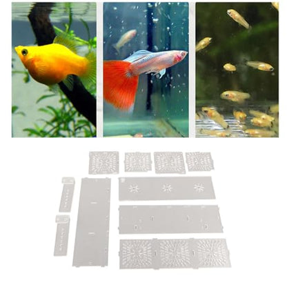 Fish Breeding Box, Transparent Acrylic Fish Isolation Box with Isolation Board, Fish Separator for Aquarium Fish Breeding, Shrimp Clownfish Guppy (30CM*10CM*10CM) - size: 30CM*10CM*10CM