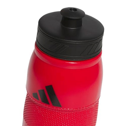 adidas 750 ML (28 oz) Stadium Refillable Plastic Sport Water Bottle - color: Scarlet