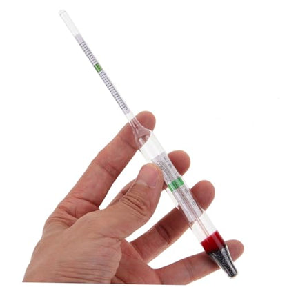 HEALLILY 1set Aquarium Hydrometer Measuring Cylinder Accurate Tester for Fish Tanks Seawater Salinometer for Optimal Aquatic Habitat Easy to Use Includes Cylinder