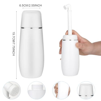 Portable Bidet for Travel 400ml Upside Down Peri Bottle Sprayer Handheld for Postpartum Perineal Care Hemorrhoid Treatment