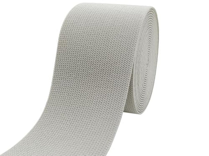 Gray Knit Elastic Band 3 inch 5 Yards Double-Side Twill Woven Elastic Heavy Stretch Elastic Spool for Sewing Pants Waistband, Wigs, Skirts, Craft DIY Projects (#29) - color: Gray #29