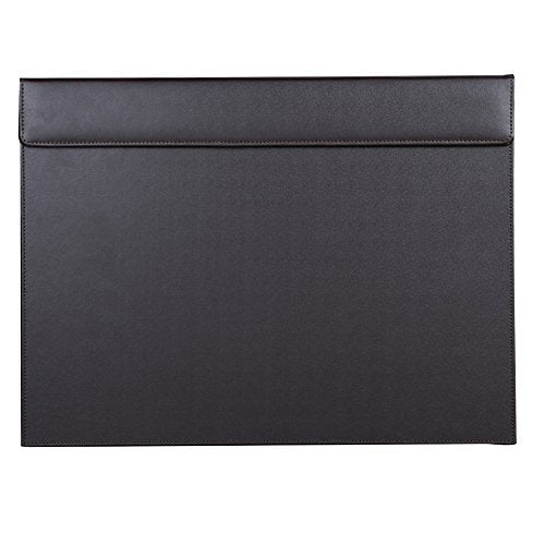 18''x14'' Large Rectangle A3 Desk Writing & Drawing Desk Pad &Board Table Protector Mat with Paper Clip on Top Brown - color: Brown-a189
