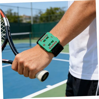 Totority Golf Score Counter Wristband Manual Dial Lightweight Portable Tennis and Cricket Scorekeeper for Sports Training