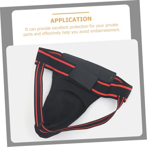 Portable Comfortable Groin Protector with Integrated Crotch Guard for Men Boxing MMA Taekwondo Training Wear-Resistant Protective Gear for Competitive Sports