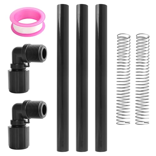Chlorinator Parts for Rainbow Auto Feeder/Chlorinator Models 320 & 322 | Includes R172272 1/2-inch NPT 90-Degree Tube Connector, R172091 5/8" OD Tube, R171097 Tube Support