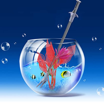 Mipcase 3sets Fish Tank Grass Tool Aquatic Plant Clip Durable Tweezer for Aquarium Cleaning Plant Maintenance 2pcs*3