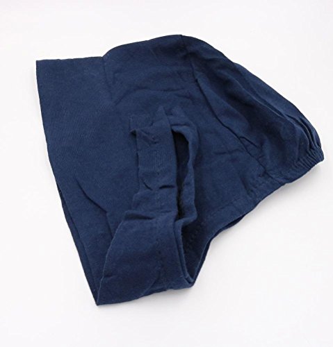 Modefa Islamic Women's Non-Slip Cotton Hijab Bonnet Cap Underscarf - color: Navy Blue