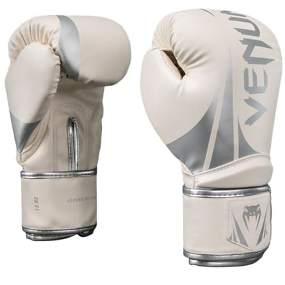 Venum Challenger Boxing Gloves - color: White/Silver, size: 12-Ounce, style: Challenger 2.5