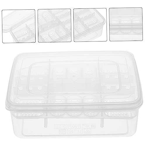 VICASKY 16-Compartment Plastic Reptile Egg Incubator and Hatchery Box for Breeding Geckos and Lizards Sturdy PET Supply for Hatching Reptile Eggs