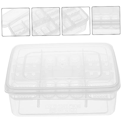 VICASKY 16-Compartment Plastic Reptile Egg Incubator and Hatchery Box for Breeding Geckos and Lizards Sturdy PET Supply for Hatching Reptile Eggs