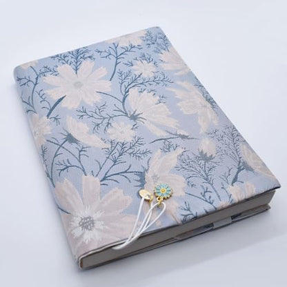 BLBMH 5x8 Book Cover | Handmade Non-Stretch Fabric Sleeve with Bookmark | for Paperback Bible Journal | Privacy Reading Gift for Women - Daisy - color: Daisy