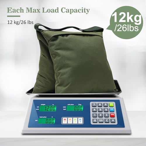 4 Packs Green Sandbag Weight Bags for Light Photography Video Equipment | Heavy Duty Saddlebags for Backdrop Stand, Photo Tripod, Canopy, Pop up Tent, Umbrella Base, Fishing Chair, Picnic Table - color: Green