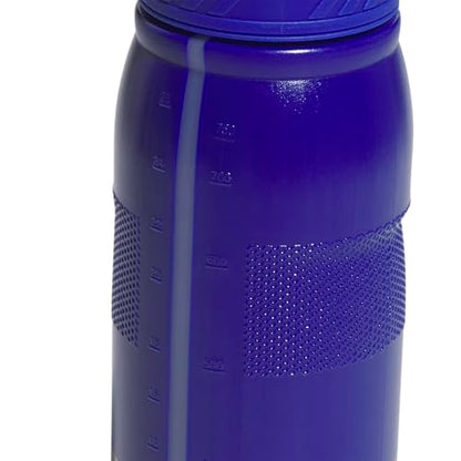 adidas 750 ML (28 oz) Stadium Refillable Plastic Sport Water Bottle - color: Bold Blue/Grey/Bold Blue