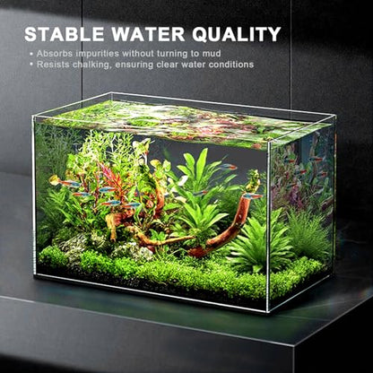 FZONE Aquarium Soil for Planted Tanks, Nutrient-Rich Aquarium Substrate for Fresh Water Live Plants, Shrimp & Fish Safe, Dust-Free(3mm, 4L/9 l b), Black - size: 4L / 6.6 lb