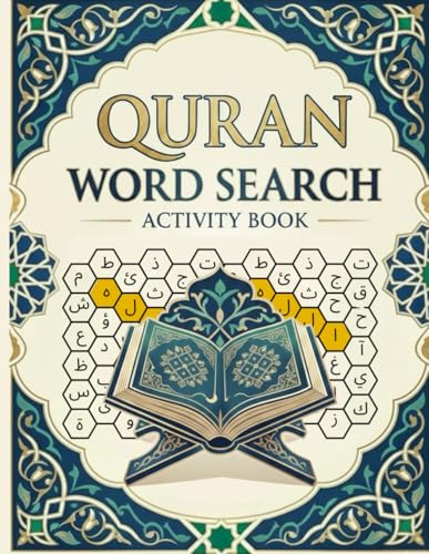 Qur’an Word Search Activity Book: Word Grid Puzzles to Find Qur’anic Arabic Words and Complete the Ayat