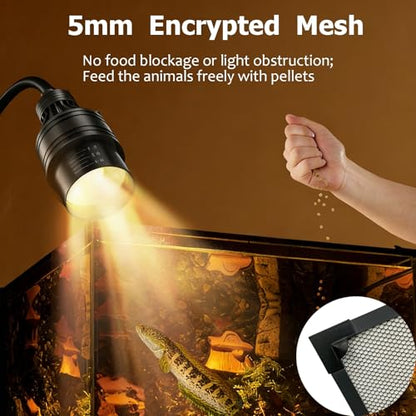 Magnetic Fish Tank Lids，DIY Fish Tank Lid Replacement，Cuttable Aquarium Lids, Terrarium Lid Aquarium Hood，Prevents Jumping and Reptile Escapes(45x40CM/17.72x15.75in) - size: 45x40CM/17.72x15.75"