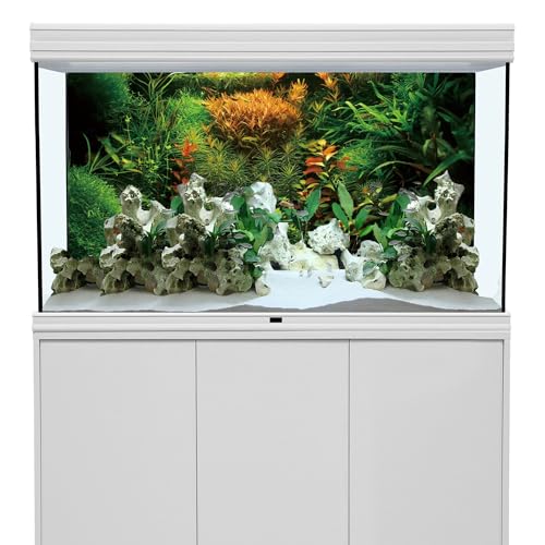 AWERT 36x20 inches Aquarium Background Seagrass Aquarium Background Aquatic Plant River Bed & Lake Fish Tank Background Vinyl Background - size: 36x20in/90x50cm