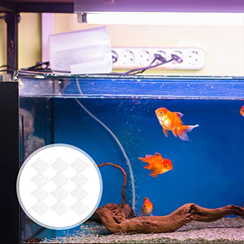 Ipetboom 16pcs Aquarium Lid Clips for Acrylic Support Racks for Fish Tank Securely Prevents Fish Jumping Aquarium Accessory for Easy Maintenance