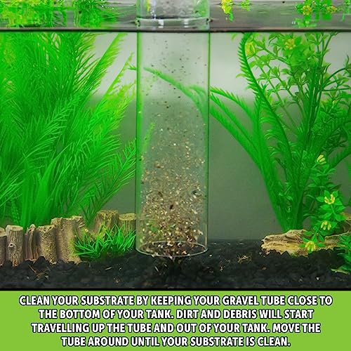 Python No Spill Clean and Fill Aquarium Maintenance System, Gravel Cleaner and Water Changer, 50 Foot