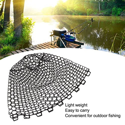 Soft Rubber Fishing Net, Light Weight, Strong Toughness, Portable Fly Fishing Net for Outdoor Lovers (47CM)