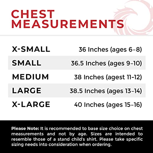 Kids Champion Reversible Chest Protector Gear for Boxing, Sparring. Karate, Muay Thai and Taekwondo, MMA Gear, Youth Body Shield Protective Gear, Martial Arts Training Equipment - size: Small