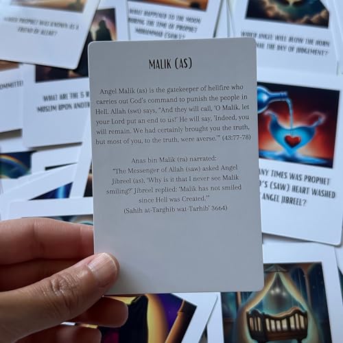 Deen Supplies Islamic Trivia Cards 100 Engaging Questions & Answers with Quranic and Hadith References | Perfect for Learning, Family Game Nights, and Islamic Gifts | All Ages, Minimalist Style