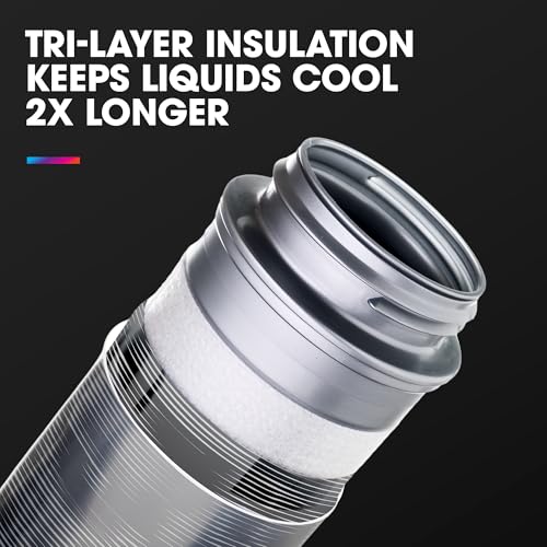 HydraPak Polar Sport Insulated Water Bottle (20oz, Pulse Blue) | High Flow, BPA Free, Tri-Layer Insulation, Leakproof, Dash Handle, Easy Squeeze, Self-Sealing Cap, for Sports - color: Pulse Blue, style: 20oz/600ml