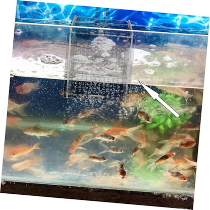 BESPORTBLE 1set Acrylic Fish Isolation Box for Aquariums with Cups and Breeding Box for Newborn Fish Transparent Cover Prevents Escape and Design