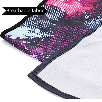 Women UPF 50+ Face Mask Sun Protection Fashion Colorful Neck Gaiter Scarf - color: Fcm-07